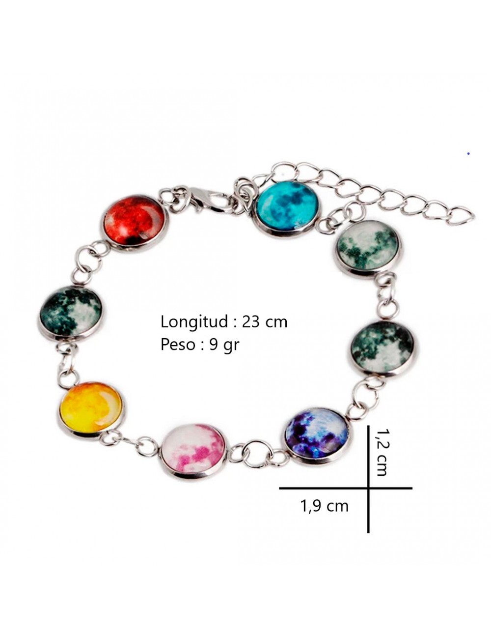 Pulsera Luminosa Lunas + Estuche